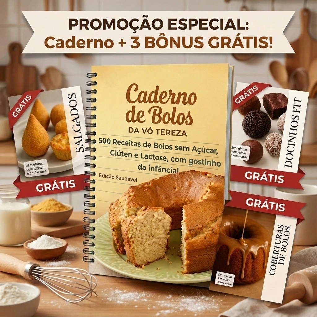 Caderno de Bolos da Vó Tereza - Edição Saudável